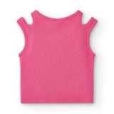 Camiseta de niña fucsia VERANO/Charanga