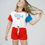 Camiseta de niña multicolor VERANO/Outlet