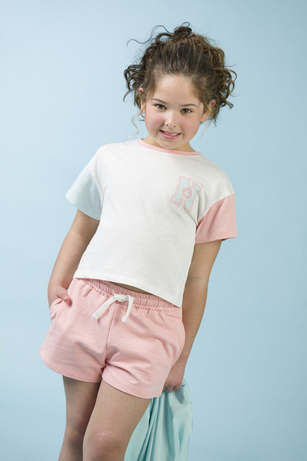 Camiseta de niña multicolor VERANO/Charanga