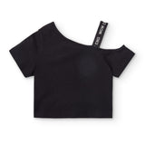 Camiseta de niña negro VERANO/Outlet
