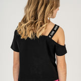 Camiseta de niña negro VERANO/Outlet