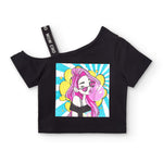 Camiseta de niña negro VERANO/Outlet