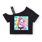 Camiseta de niña negro VERANO/Outlet
