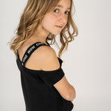 Camiseta de niña negro VERANO/Outlet