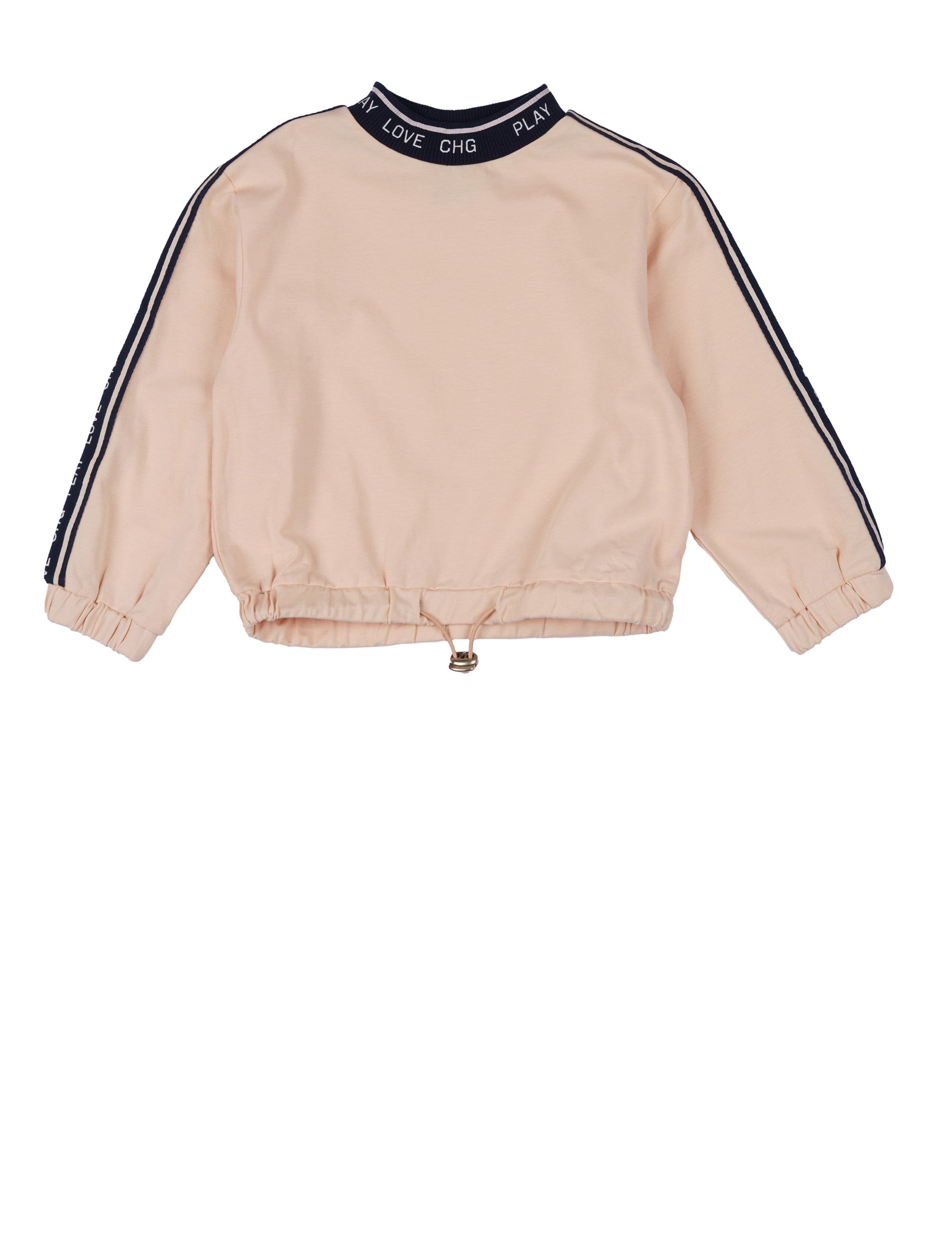 Camiseta de niña color rosa cierre cordón Outlet