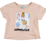 Camiseta de niña rosa VERANO/Outlet