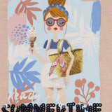 Camiseta de niña rosa VERANO/Outlet