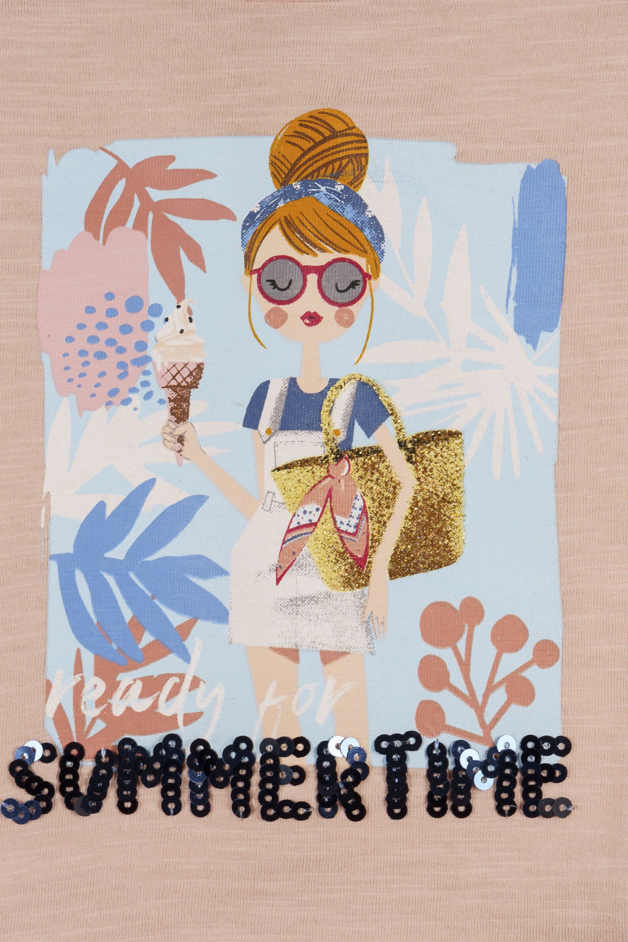 Camiseta de niña rosa VERANO/Outlet