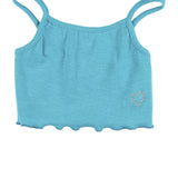 Camiseta de niña turquesa VERANO/Charanga