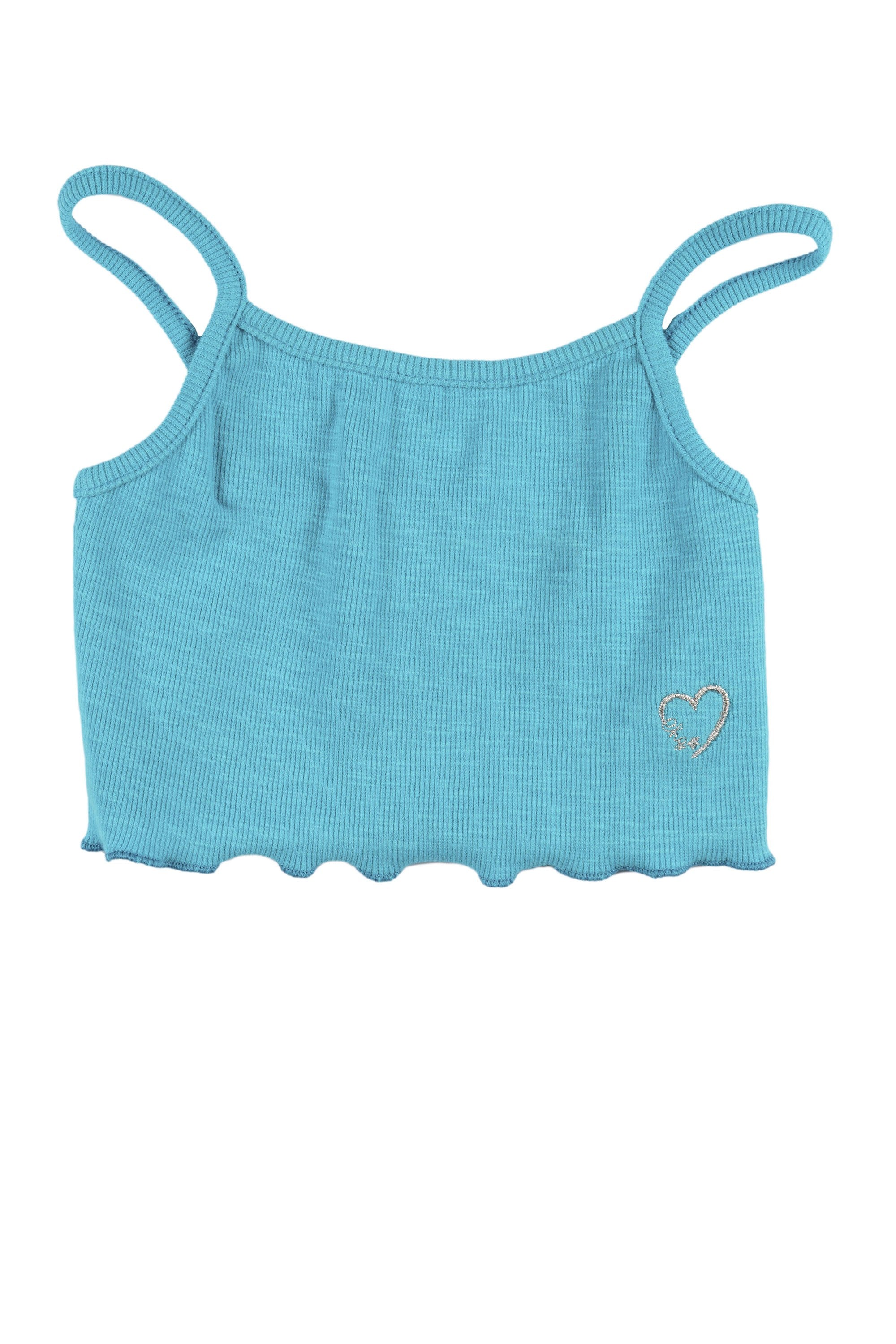 Camiseta de niña turquesa VERANO/Charanga