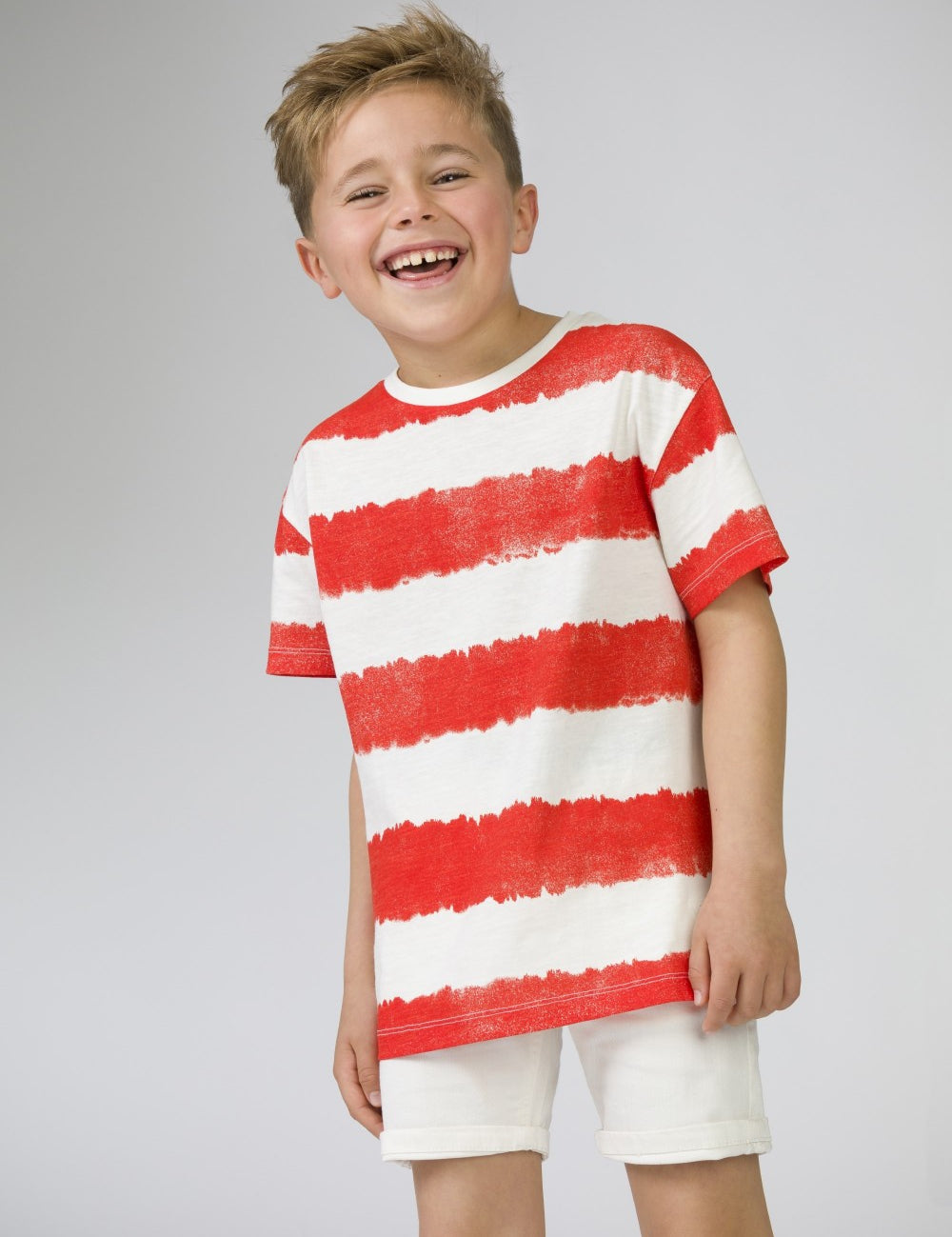 Camiseta de niño de rayas VERANO/Outlet