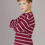 Camiseta de NIÑO a rayas bolsillo Outlet