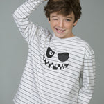 Camiseta de NIÑO a rayas momia Charanga