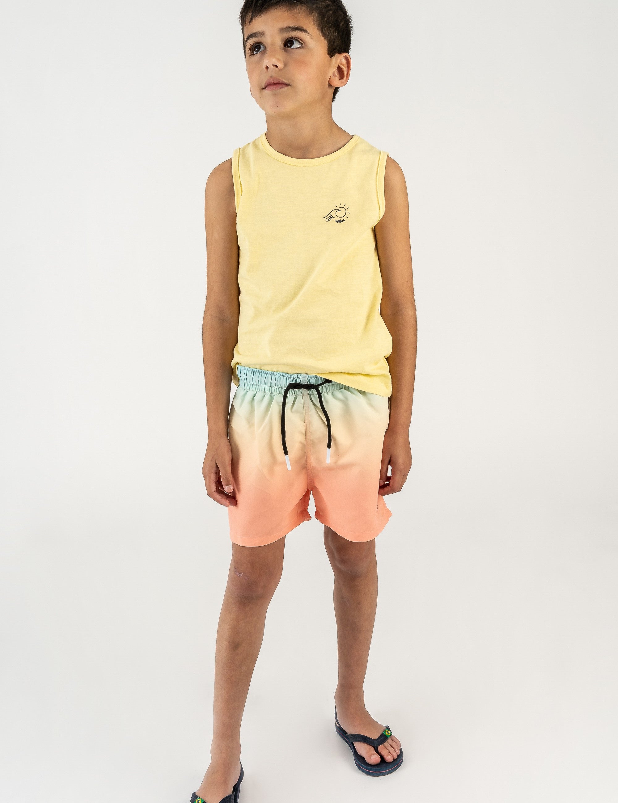 Camiseta de niño amarillo VERANO/Charanga