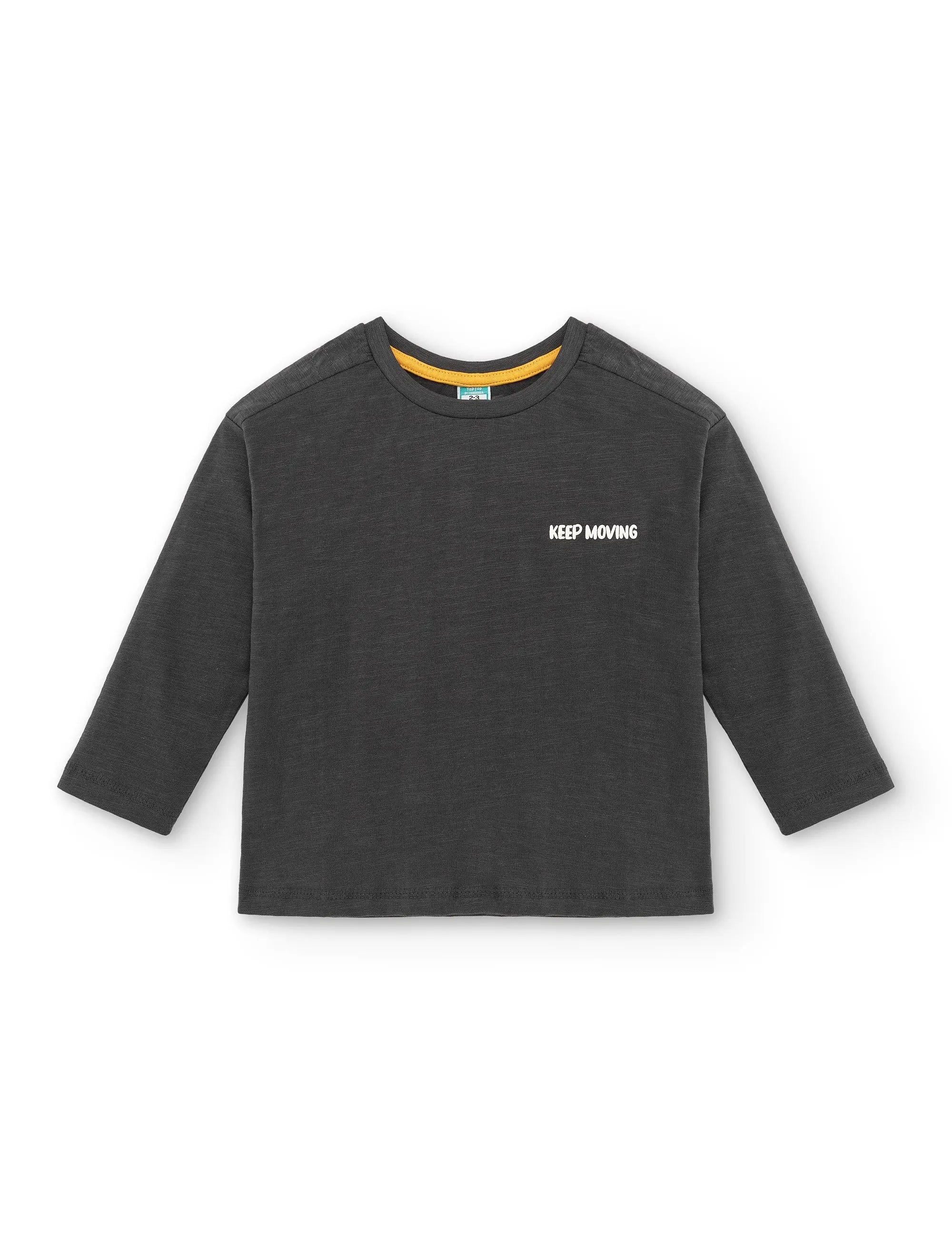 Camiseta de niño en color antracita skate Charanga