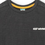 Camiseta de niño en color antracita skate Charanga