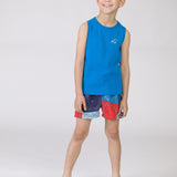 Camiseta de niño azulon VERANO/Charanga