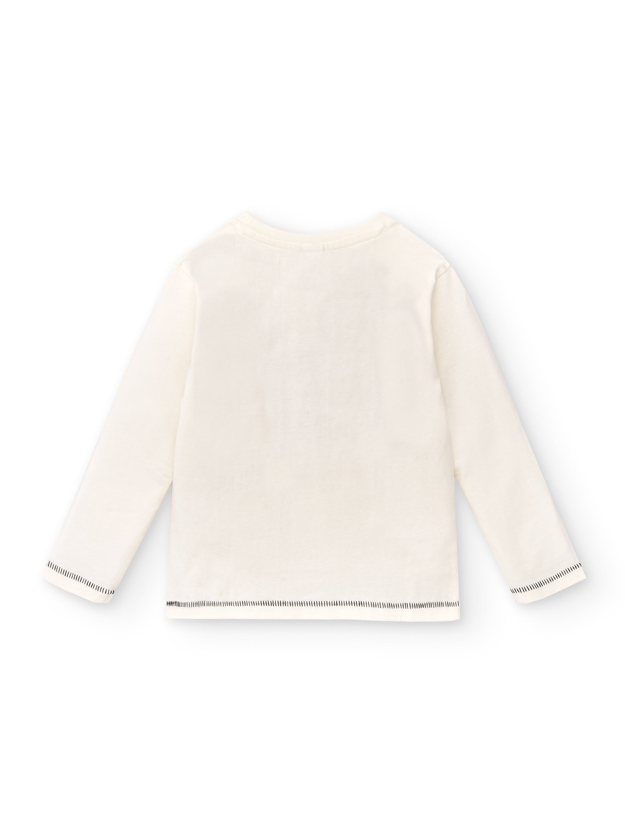 Camiseta de niño color crudo Game Over Outlet