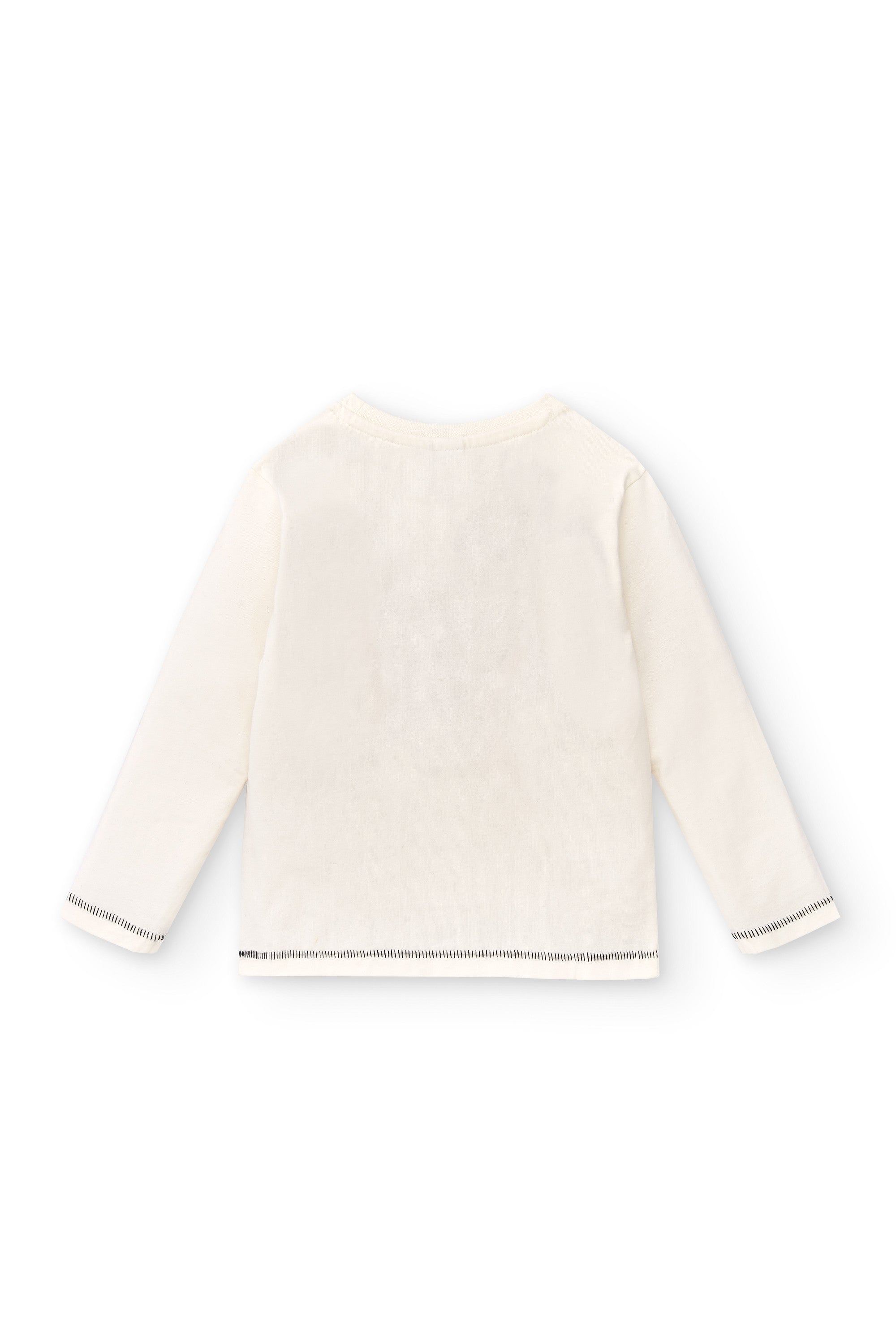 Camiseta de niño color crudo Game Over Outlet