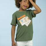 Camiseta de niño kaki VERANO/Outlet