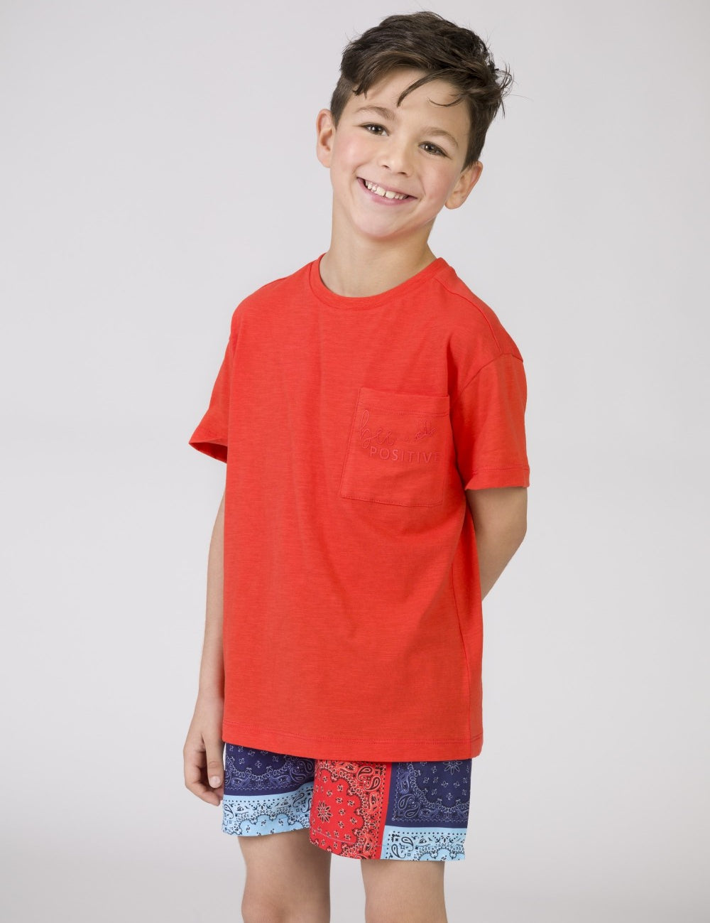 Camiseta de niño rojo VERANO/Charanga