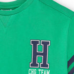 Camiseta de niño verde VERANO/Charanga