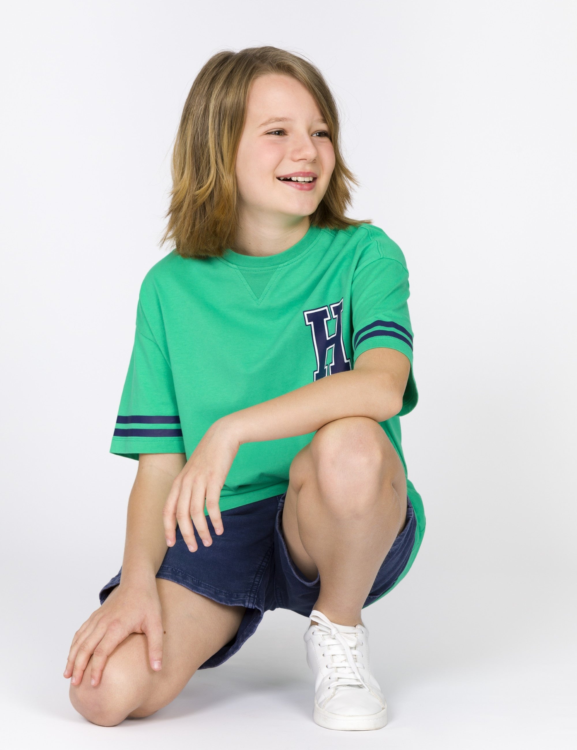 Camiseta de niño verde VERANO/Charanga