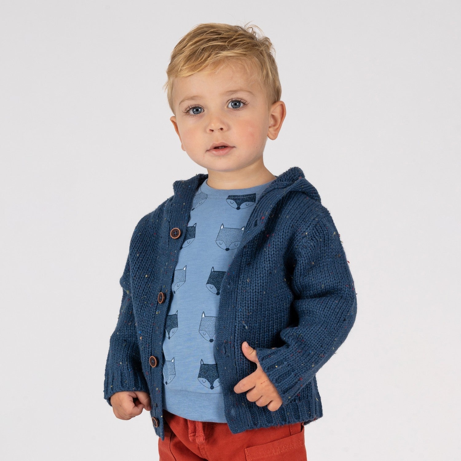 Blue baby cardigan Charanga