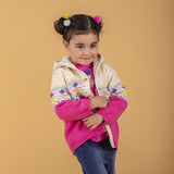 Cárdigan de bebé multicolor con capucha Outlet