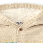 Cárdigan de bebé multicolor con capucha Outlet