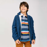 Cárdigan de niño color azul Outlet