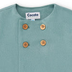 Chaqueta de bebé verde Cocote & Charanga Charanga