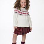 Falda de niña rojo fiesta Charanga