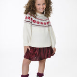 Falda de niña rojo fiesta Charanga