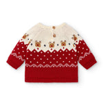 Jersey de recién nacido multicolor estilo navideño Charanga