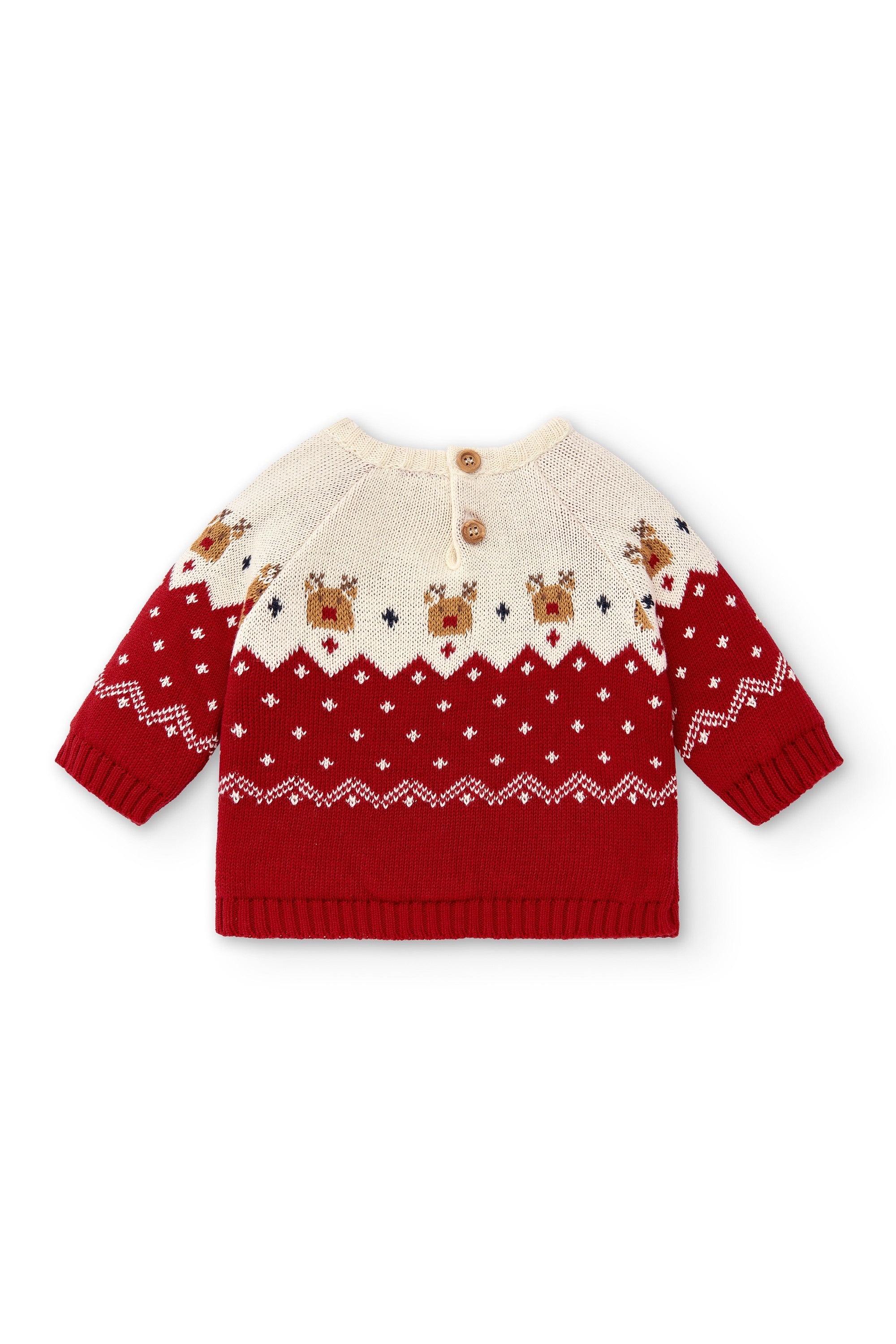 Jersey de recién nacido multicolor estilo navideño Charanga