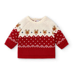 Jersey de recién nacido multicolor estilo navideño Charanga