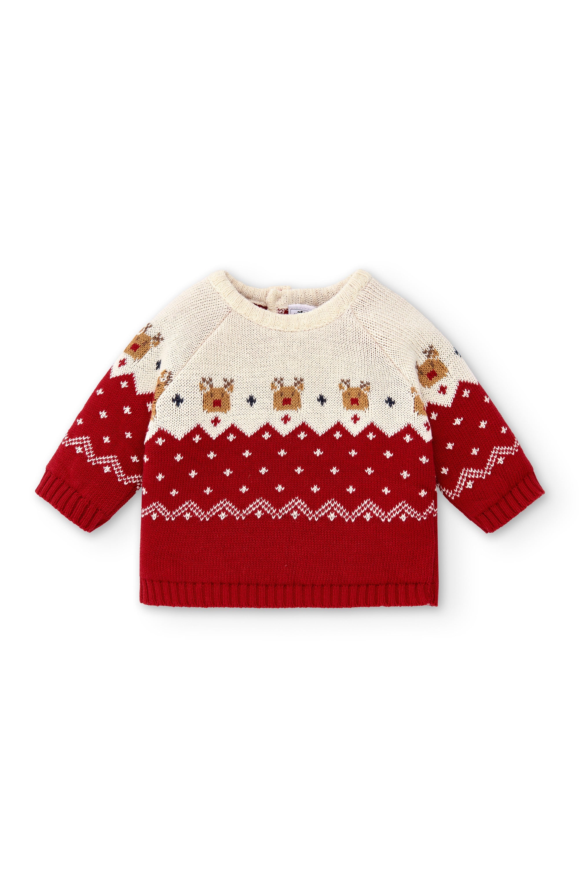 Jersey de recién nacido multicolor estilo navideño Charanga