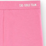 malla fucsia de niña tejido suave y flexible