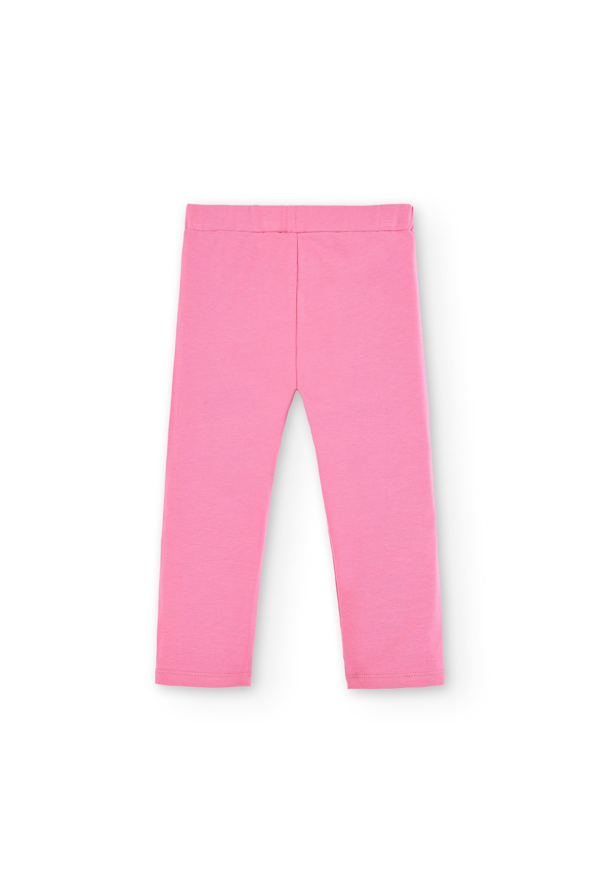 legging fucsia niña ajuste ceñido