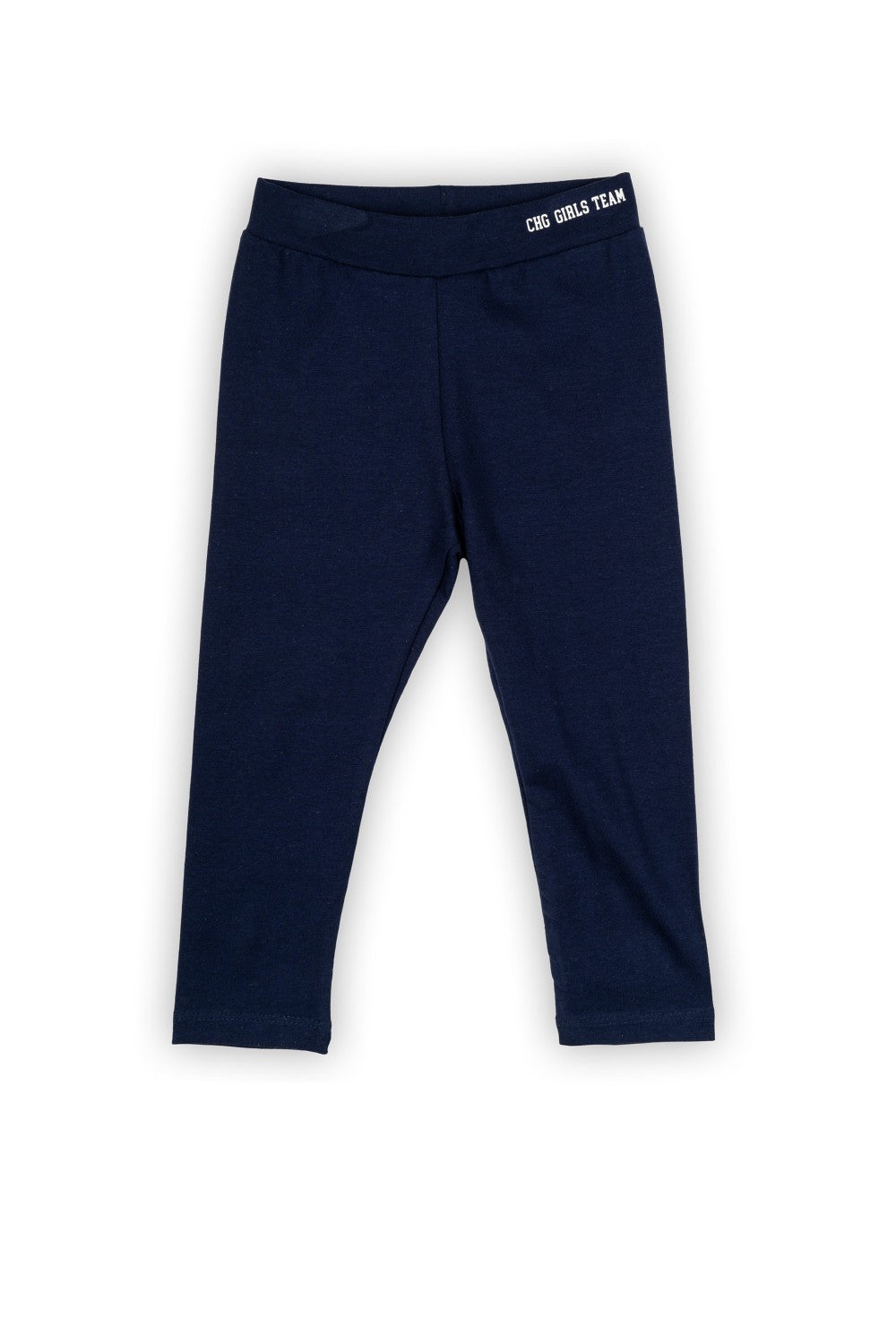 jogger niña marino felpa con cintura elástica