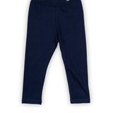 jogger niña marino felpa con cintura elástica