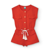 Mono de niña rojo VERANO/Outlet