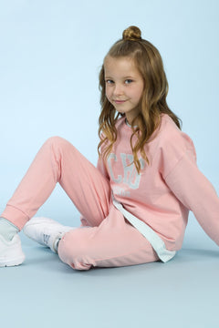 Pantalón de niña rosa VERANO/Charanga