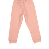 detalle cintura elástica jogger niña rosa