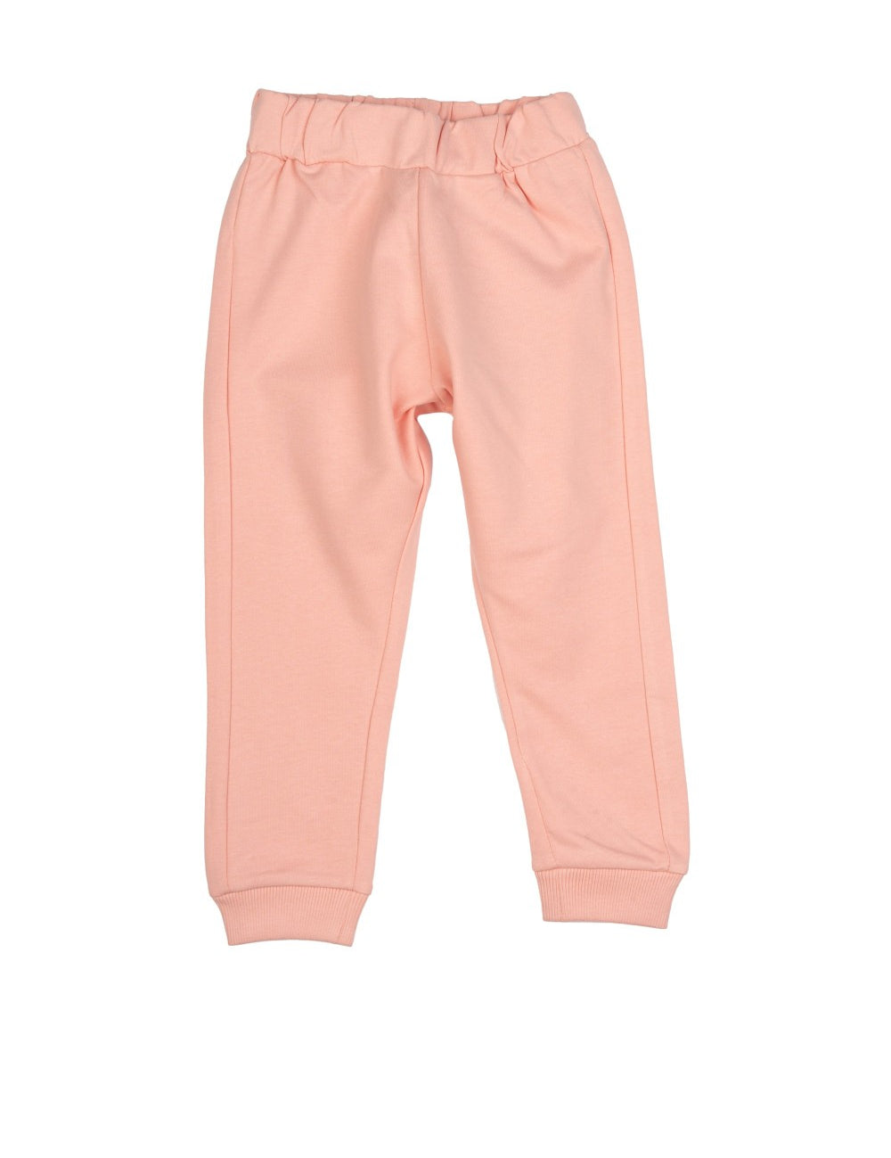 pantalón chándal niña rosa felpa con puños