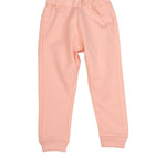 pantalón chándal niña rosa felpa con puños