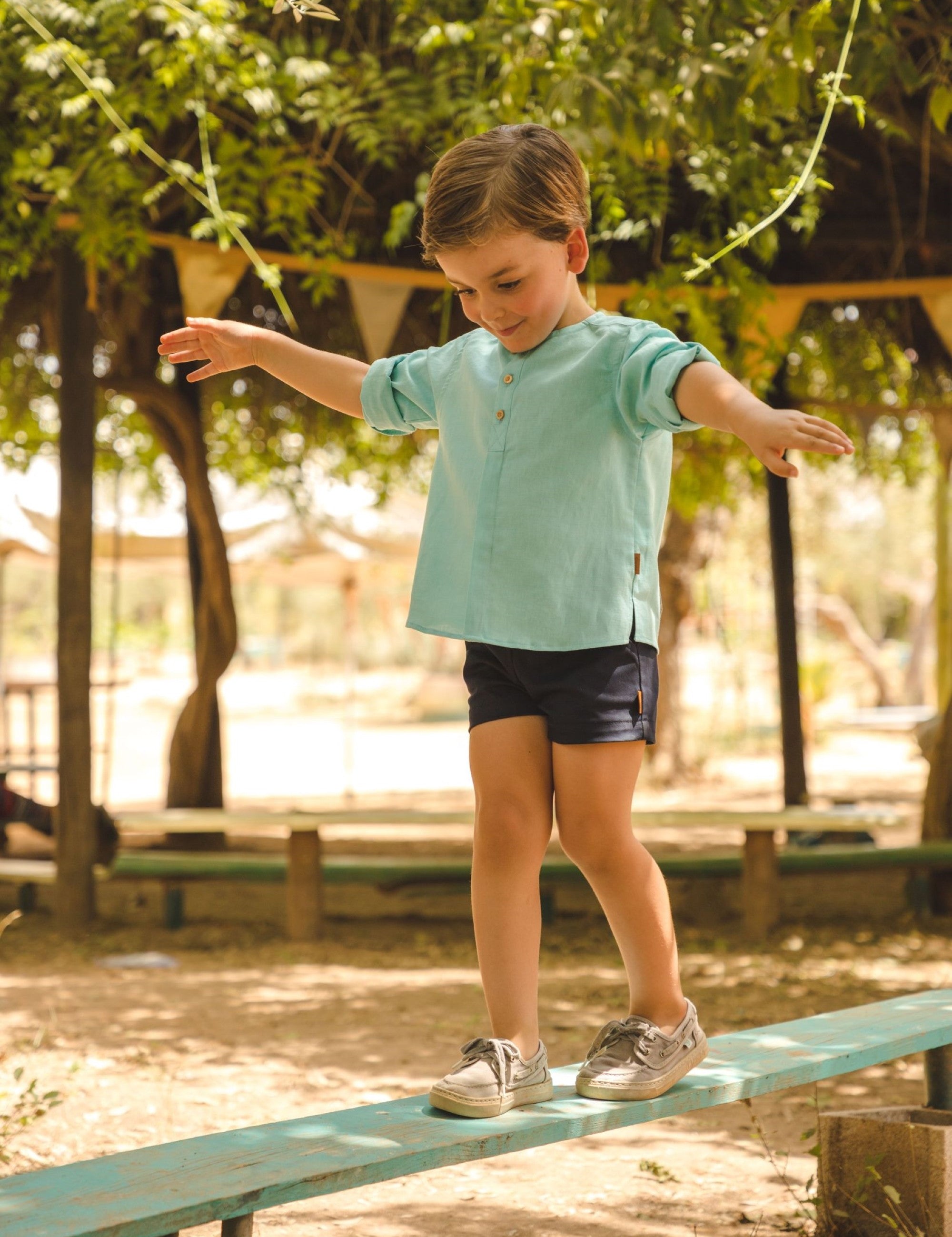 Pantalón de niño azul Cocote & Charanga VERANO/Outlet