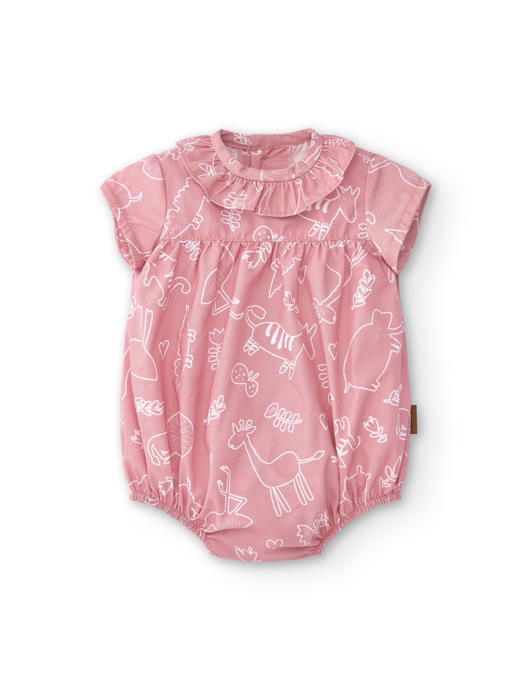 Pelele de bebé rosa Cocote & Charanga VERANO/Outlet
