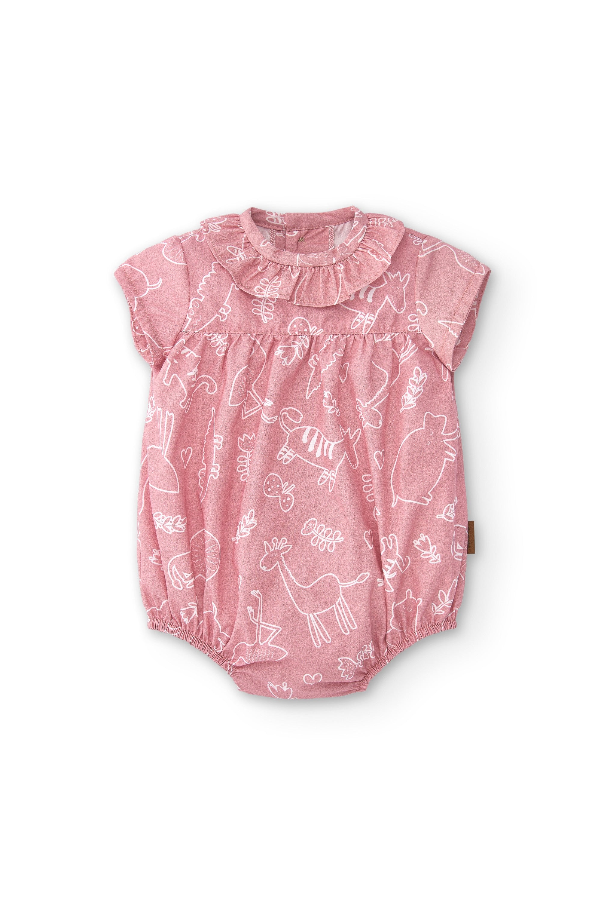 Pelele de bebé rosa Cocote & Charanga VERANO/Outlet